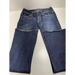 American Eagle Kick Boot Super Stretch Jeans Women’s 4 Long Indigo
